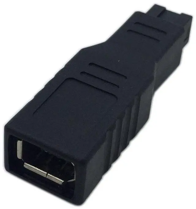 Main image of FireWire IEEE 1394 Type A 400 6 Pin Female to 1394 Type B 800 9 Pin Male Data Transfer Adapter Converter