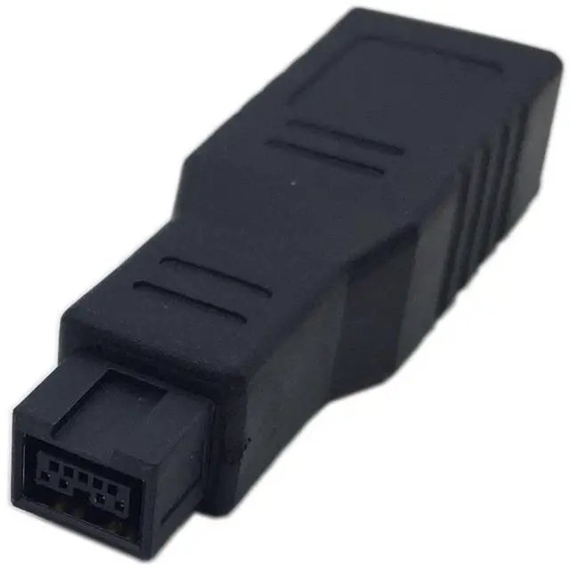 Alt view image 2 of 6 - FireWire IEEE 1394 Type A 400 6 Pin Female to 1394 Type B 800 9 Pin Male Data Transfer Adapter Converter