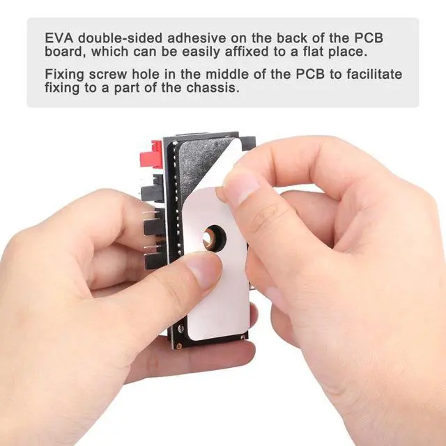 Alt view image 5 of 7 - PC Chassis Fan Hub CPU Cooling HUB 10 Port 12V 4 Pin Fan PWM Hub Molex Controller