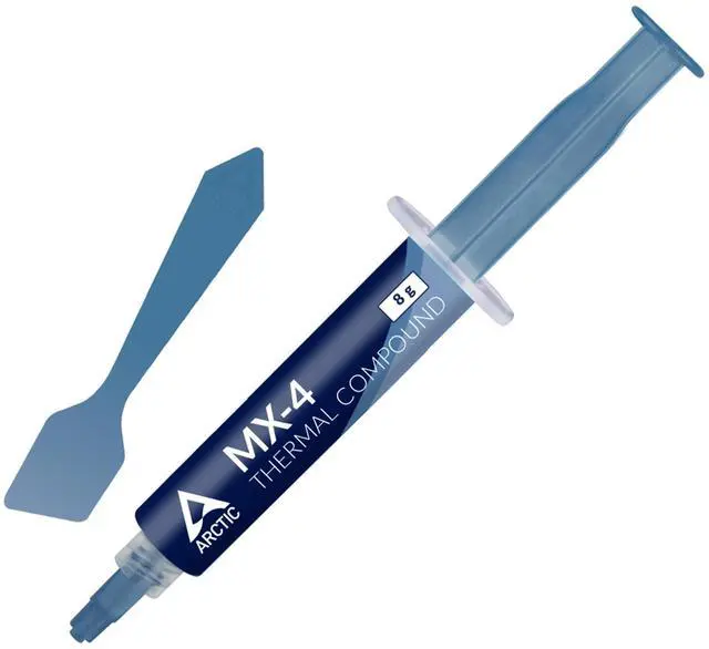 Main image of MX-4 (incl. Spatula, 8 g) - Premium Performance Thermal Paste for All Processors (CPU, GPU - PC), Very high Thermal Conductivity, Long Durability, Safe Application