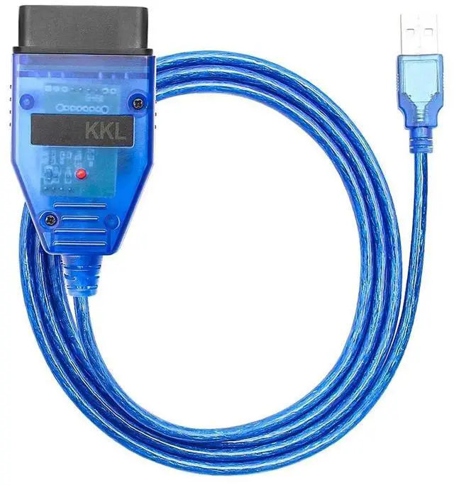 Main image of OBD2 KKL for VAG-COM 409.1 for VCDS USB Cable for VAG, for VW, for Audi, for Seat, for Volkswagen for Skoda Vehicles from 1996 Later, Car ECU Scan Tool OBD2 to USB Cable for Windows XP Diagnostic