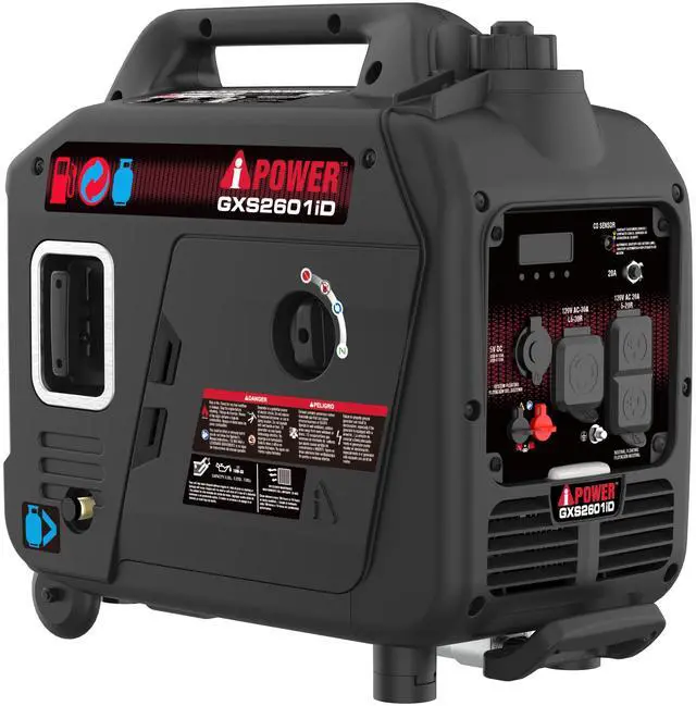 Main image of AiPower 2600W Dual Fuel Inverter Generator with CO Alert for RV, Camping & Home Backup