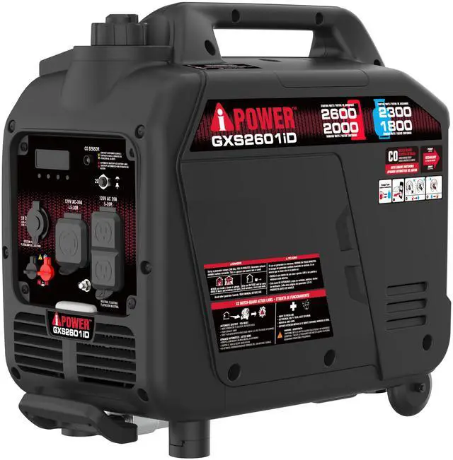 Alt view image 2 of 6 - AiPower 2600W Dual Fuel Inverter Generator with CO Alert for RV, Camping & Home Backup