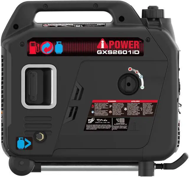 Alt view image 5 of 6 - AiPower 2600W Dual Fuel Inverter Generator with CO Alert for RV, Camping & Home Backup