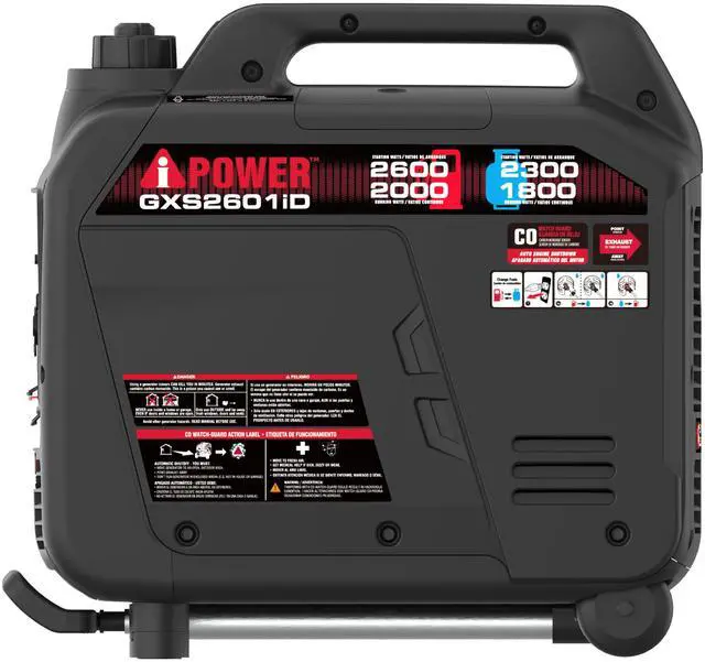 Alt view image 4 of 6 - AiPower 2600W Dual Fuel Inverter Generator with CO Alert for RV, Camping & Home Backup
