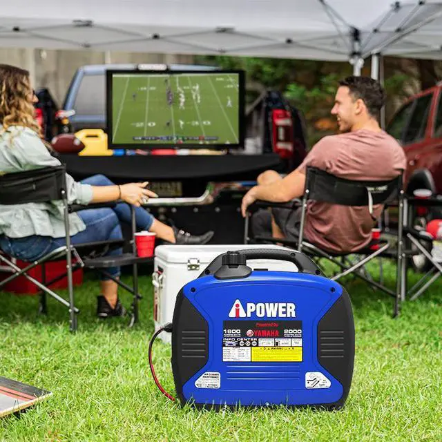 Alt view image 5 of 7 - AiPower Portable Inverter Generator, 2000W Ultra-Quiet Powered By Yamaha Engine RV Ready, EPA Compliant, Ultra Lightweight For Backup Home Use, Tailgating & Camping