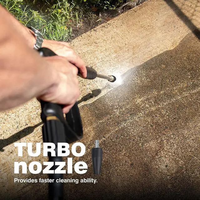 Alt view image 6 of 7 - AiPower 2000PSI 1.2 GPM Electric Pressure Washer with QC Nozzles Onboard Soap Tank for Driveway, Yard, Fence Cleaning