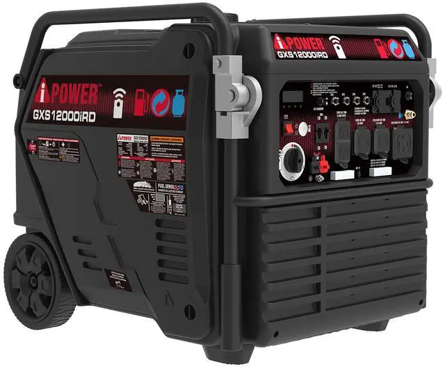 Main image of AiPower 12000 Watts Dual Fuel Portable Inverter Generator, Gas & Propane Powered, Remote Electric Start,for Home Backup & Emergency Ready, Job Site, RV