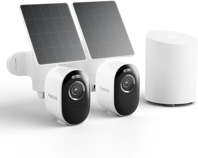 Main image of 3K 5MP HD Security Camera System, 2 Pack, No Subscription
