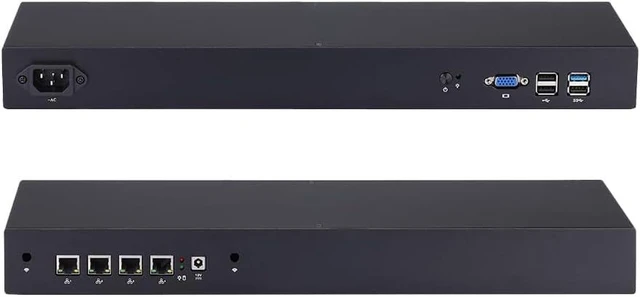 Main image of Qotom Mini PC 1U Rack J1900 4X Intel i210 LAN VGA 8GB/256GB