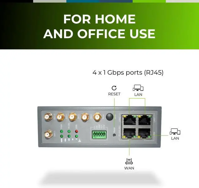 Alt view image 3 of 6 - Bolton Technical 5G CAT19 Cellular Router