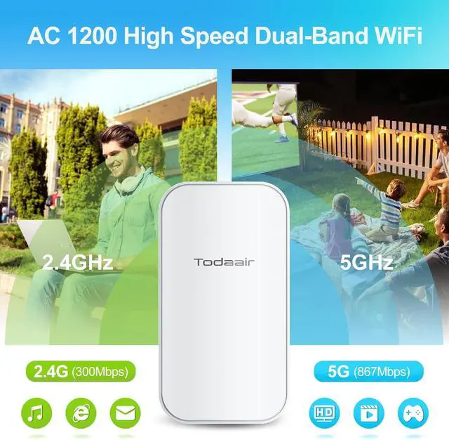 Alt view image 6 of 6 - Outdoor WiFi Extender