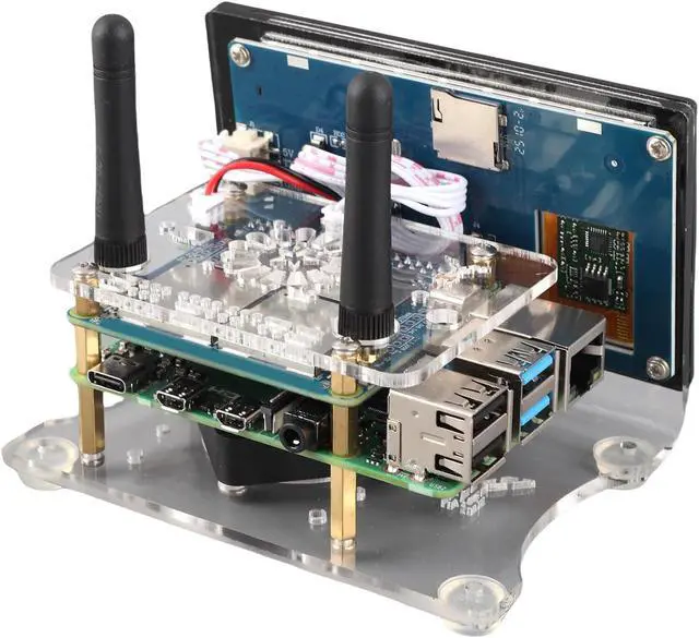 Alt view image 2 of 7 - MMDVM Access Point Board with High Performance Digital Voice Modem, Single Duplex Interconnect for MMDVM, Color Screen Access Point Plate for DMR Enthusiasts
