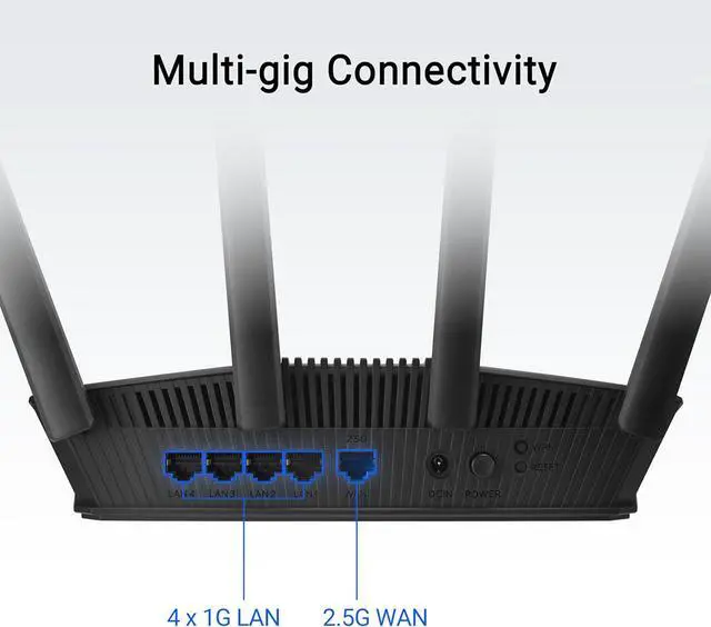 Alt view image 6 of 7 - ASUS RT-BE55 WiFi 7 Router, 3.6Gbps, 2,000 sq. ft., Mesh + VPN Support