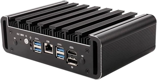 Main image of Mini PC Micro Firewall Appliance, OPNsense, VPN, Router PC, I5 1155G7, I7 1195G7, 6 x 2.5GbE I226-V, DP, HDMI, COM, with Fan, 0 RAM, 0 Storage, Barebone No System (I5 1155G7, 8G RAM 128G SSD)