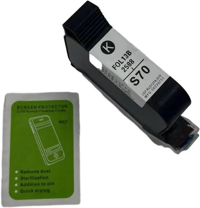 Alt view image 6 of 7 - Mini Inkjet Printer for Flat and Curved Surface, 25 Languages & Quick-Drying Ink Cartridge, Portable Pocket Marking Device for Date Time Barcode Logo Qrcode Batch Number (only one Black Ink)