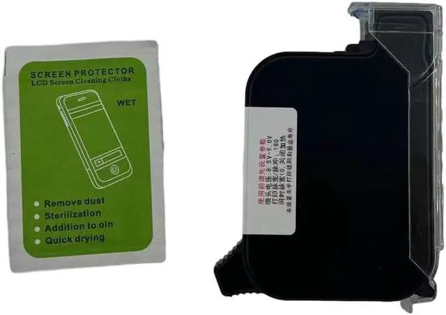 Alt view image 7 of 7 - Mini Inkjet Printer for Flat and Curved Surface, 25 Languages & Quick-Drying Ink Cartridge, Portable Pocket Marking Device for Date Time Barcode Logo Qrcode Batch Number (only one Black Ink)