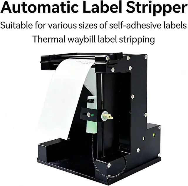 Alt view image 2 of 7 - Automatic Label Dispenser Stripper, Label Applicator Sticker Roll Dispenser with Auto Sensing & Rechargeable, Max Labeling Size 120×150mm, for Warehouse Packaging Logistics Barcode Labels