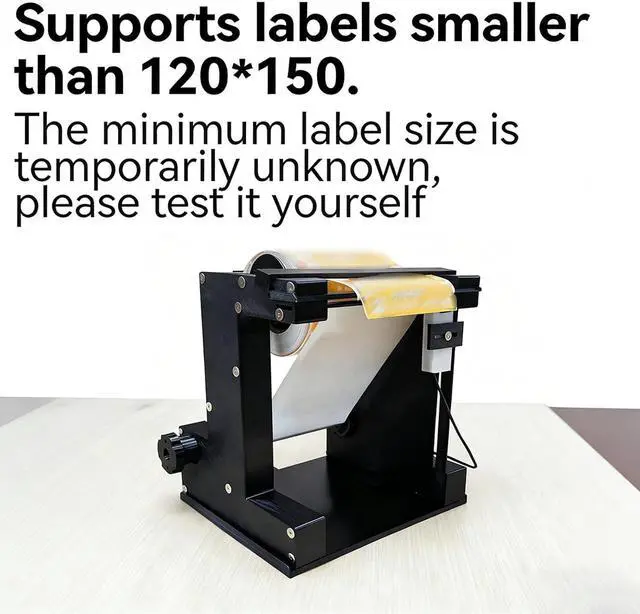 Alt view image 4 of 7 - Automatic Label Dispenser Stripper, Label Applicator Sticker Roll Dispenser with Auto Sensing & Rechargeable, Max Labeling Size 120×150mm, for Warehouse Packaging Logistics Barcode Labels