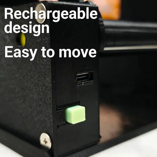 Alt view image 5 of 7 - Automatic Label Dispenser Stripper, Label Applicator Sticker Roll Dispenser with Auto Sensing & Rechargeable, Max Labeling Size 120×150mm, for Warehouse Packaging Logistics Barcode Labels