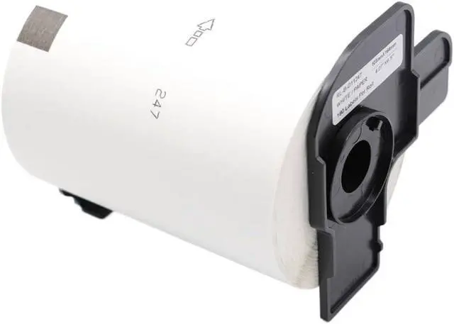 Alt view image 4 of 7 - Thermal Label Roll Compatible with QL-1100 QL-1050 QL1115 DK-11247 DK-1247 103mm X 164mm 180 Sheets
