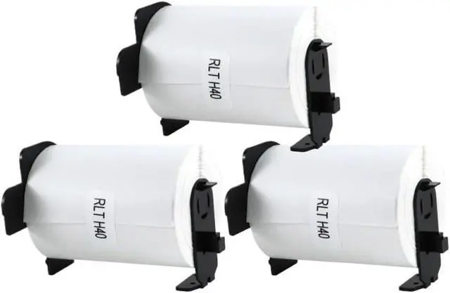 Alt view image 6 of 7 - Thermal Label Roll Compatible with QL-1100 QL-1050 QL1115 DK-11247 DK-1247 103mm X 164mm 180 Sheets