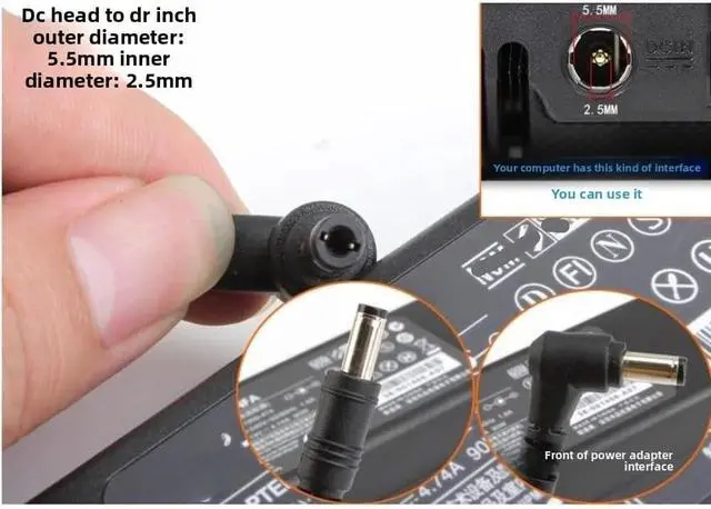 Alt view image 2 of 4 - Power Cord Adapter for Zebra GK888TT GK888T GK888CN LP2844 Barcode Label Printer Replacement Parts(24V)