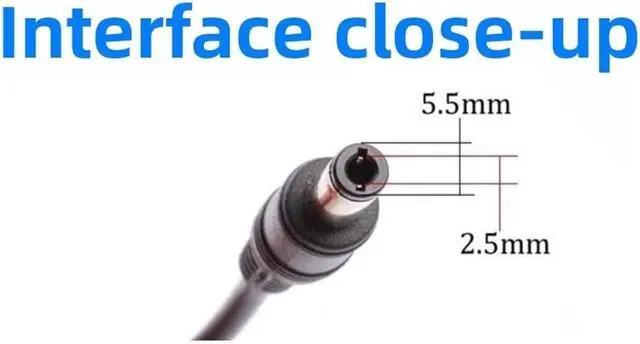 Alt view image 4 of 4 - Power Cord Adapter for Zebra GK888TT GK888T GK888CN LP2844 Barcode Label Printer Replacement Parts(24V)