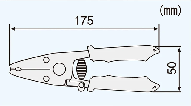 Alt view image 5 of 6 - ENGINEER PA-14 Professional Precision Wire Strippers for thin wire (AWG34 - AWG22), sharp and perfectly round finishing edge, Spring loaded Comfortable Handles, Made in Japan