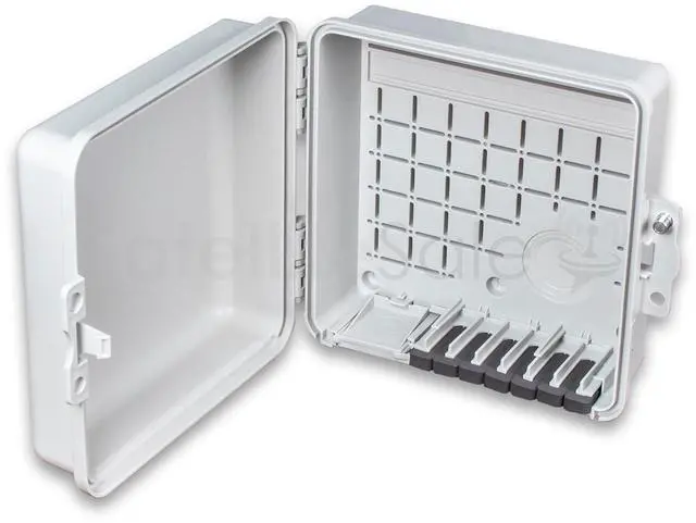 Main image of Weatherproof Junction Box Heavy Duty Enclosure 9x9x4 Inches UV-Rated Thermoplastic Alloy Made in USA