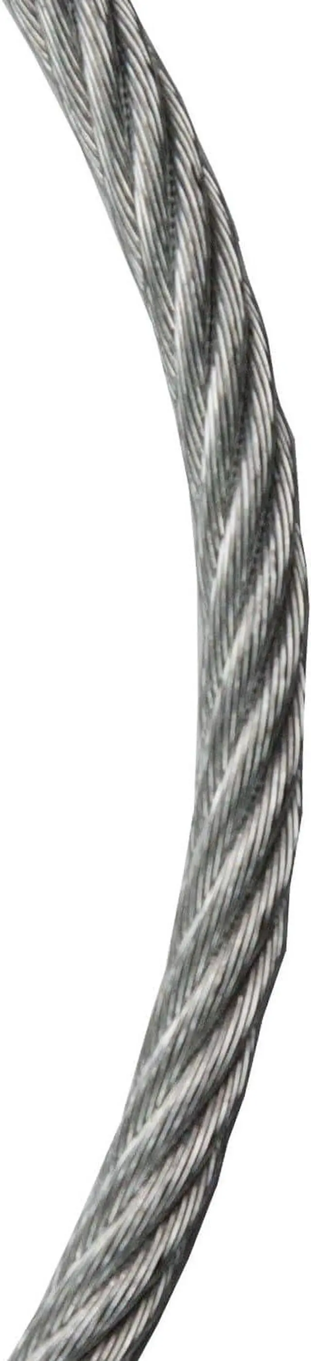 Alt view image 2 of 3 - Koch Industries 003251 7 x 19 Galvanized Cable, 5/16-Inch by 200-Feet, silver | Electro galvanized steel , 7x19 Galvanized Cable , 1960lb working load for garage doors winches and tie downs