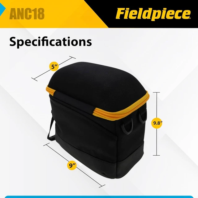 Alt view image 3 of 7 - Fieldpiece ANC18 Padded Carrying Case for Job Link Probes