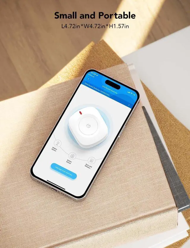Alt view image 5 of 7 - GoveeLife Mini Wireless Smart Button Sensor, Group Control, Multiple Devices, Versatile Control Button, Battery Operated, Supports Most Govee Smart Products,