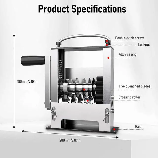 Alt view image 6 of 7 - cjc Wire Stripper Machine, Manual & Drill Powered Wire Stripping Machine for 0.12"-0.67" Scrap Wires, 6-Channel Wire Peeling Tool with 5 Blades for Efficient Copper Cable Stripping