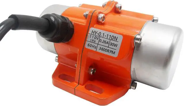 Alt view image 3 of 7 - Concrete Vibrator Vibration Motor, 30W US Plug AC 110V 3600rpm Speed Adjustable Aluminum Alloy Case Concrete Vibrating Motor for Shaker Table, Concrete Vibrator Motor
