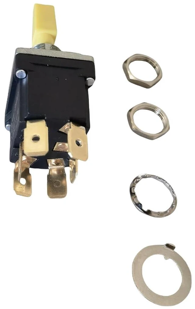 Alt view image 4 of 6 - JLG Toggle Switch 4360331 4360331S Switch Toggle DPDT JLG Parts for JLG 460SJ 660SJ 450A 400S/600S Series