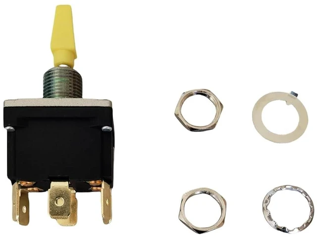 Alt view image 3 of 6 - JLG Toggle Switch 4360331 4360331S Switch Toggle DPDT JLG Parts for JLG 460SJ 660SJ 450A 400S/600S Series