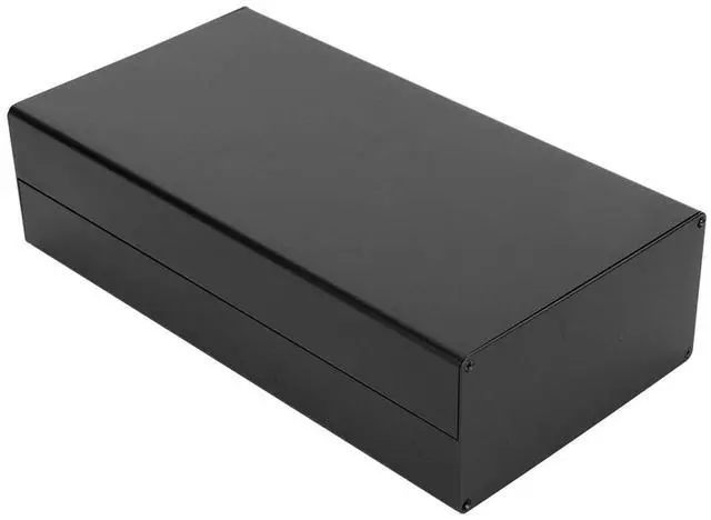 Main image of Aluminum Project Box, 80 x 160 x 300 mm Aluminum housing PCB Junction Box Electrical Accessories Sand Black Heat Dissipation for GPRS