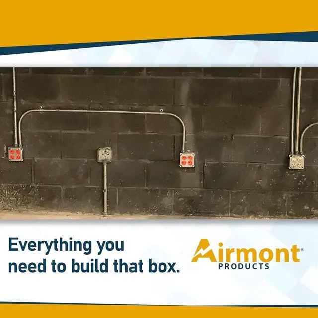Alt view image 5 of 7 - Outlet Box Kit, Includes 4x4'' Welded Metal Electrical Box, 2 Tamper Resistant 20 Amp Duplex Receptacle Outlets, Duplex Receptacle 4x4'' Cover, 16 Knockouts, Green Pigtail Grounding Wire and Screw