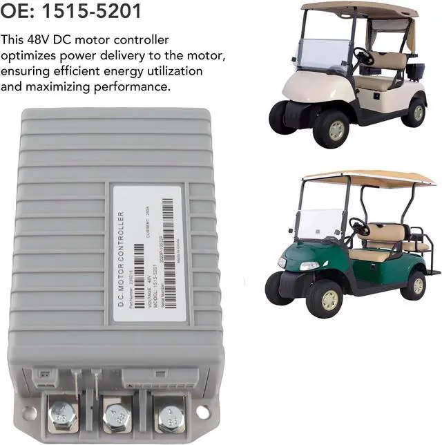 Alt view image 7 of 7 - 250A Motor Controller, 48V DC Motor Controller 250A Smooth Replacement for Club Car Precedent EXCEL System