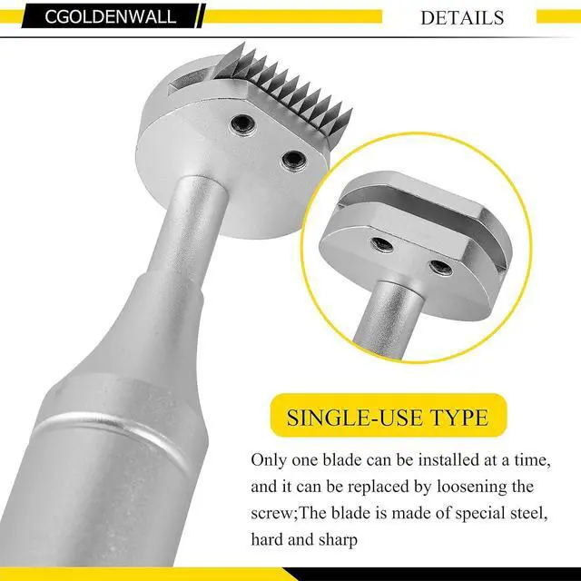Alt view image 3 of 6 - CGOLDENWALL Cross Hatch Adhesion Tester Cross-Cut Tester Kit Multi-Blade Cutter spacing: 1 +0.01mm, 2+0.01mm, 3+0.01mm