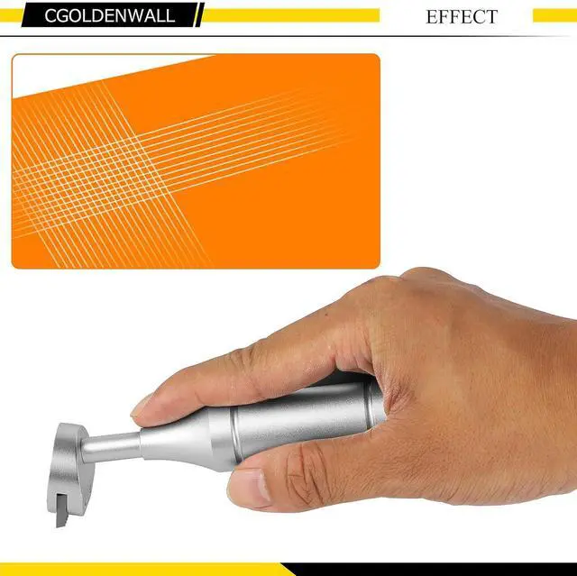 Alt view image 4 of 6 - CGOLDENWALL Cross Hatch Adhesion Tester Cross-Cut Tester Kit Multi-Blade Cutter spacing: 1 +0.01mm, 2+0.01mm, 3+0.01mm