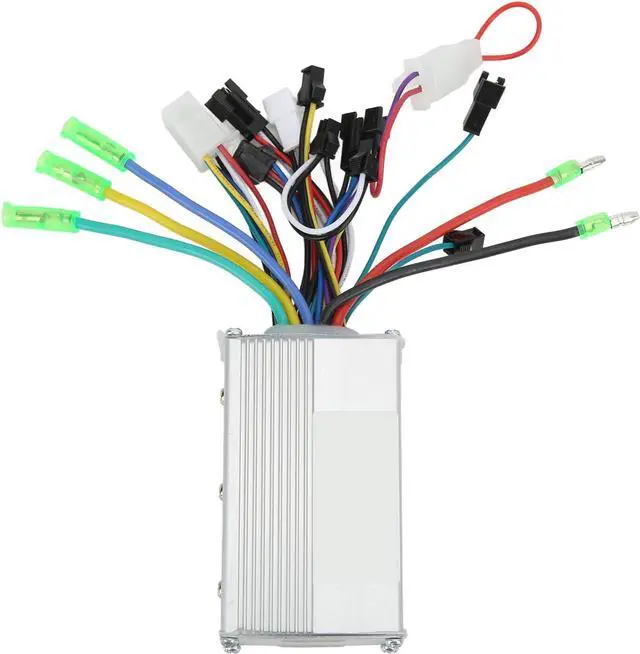 Alt view image 3 of 7 - FECAMOS 36V/48V 350W Aluminium Alloy Brushless Motor Controller Kit, Electric Vehicle Controller Kit with 805 LCD Panel for 22.5mm Handlebars