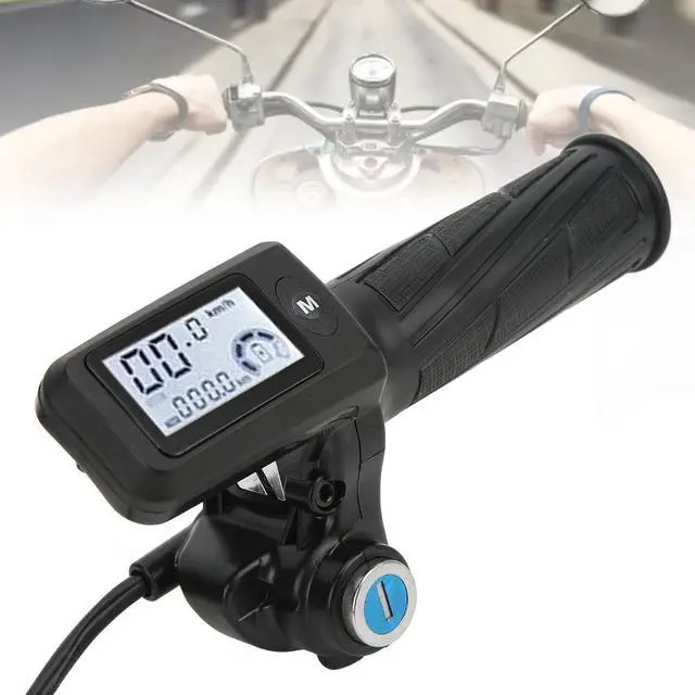 Alt view image 4 of 7 - FECAMOS 36V/48V 350W Aluminium Alloy Brushless Motor Controller Kit, Electric Vehicle Controller Kit with 805 LCD Panel for 22.5mm Handlebars