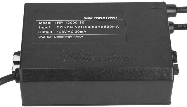 Alt view image 5 of 7 - 2Pc Neon Light Sign Electronic Transformer Power Supply P-12000-30 12KV 30MA