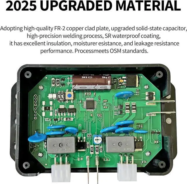 Alt view image 3 of 7 - HiSport OEM 13398DO Dual Motor Synchronous Velocity Slide Controller Replacement for Lippert in Wall Slide Out RV 12V DC
