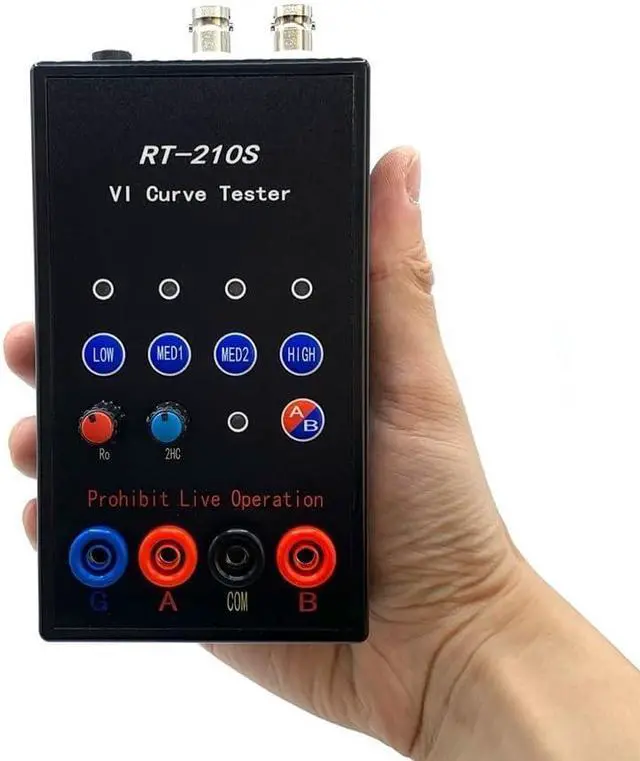 Alt view image 2 of 7 - 210S Dual Channel VI Curve Tracer Analog Signature Analyzer Circuit Board Fault Finder PCB Diagnostic Tool Offline Component Tester for Electronic Repair
