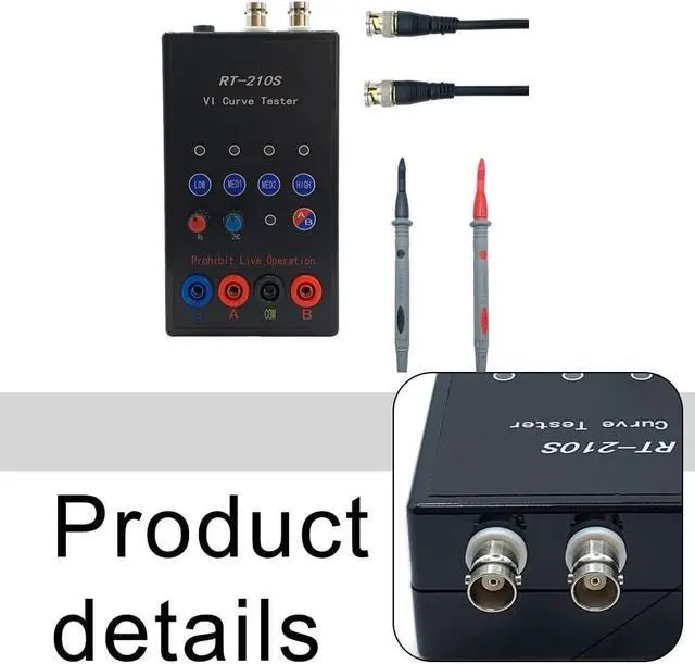 Alt view image 5 of 7 - 210S Dual Channel VI Curve Tracer Analog Signature Analyzer Circuit Board Fault Finder PCB Diagnostic Tool Offline Component Tester for Electronic Repair