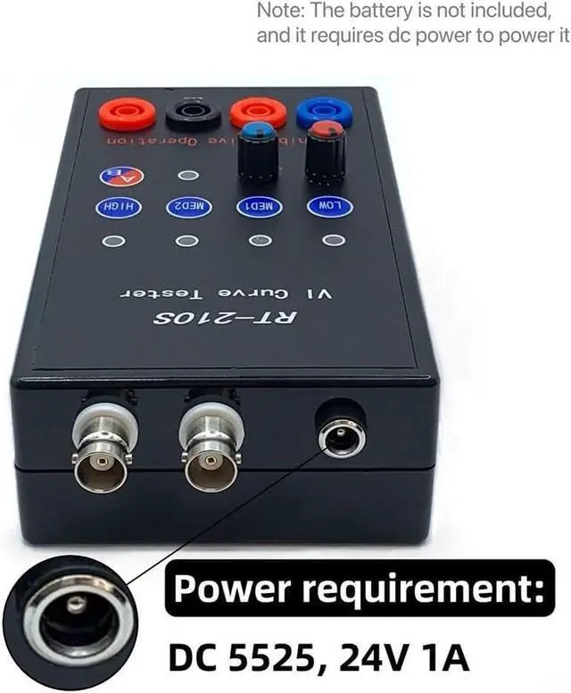 Alt view image 7 of 7 - 210S Dual Channel VI Curve Tracer Analog Signature Analyzer Circuit Board Fault Finder PCB Diagnostic Tool Offline Component Tester for Electronic Repair