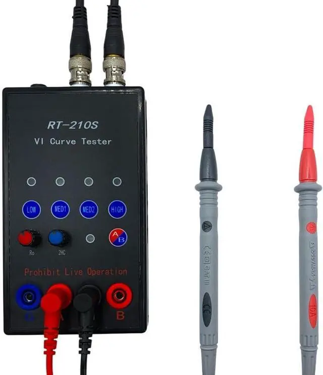 Alt view image 6 of 7 - 210S Dual Channel VI Curve Tracer Analog Signature Analyzer Circuit Board Fault Finder PCB Diagnostic Tool Offline Component Tester for Electronic Repair